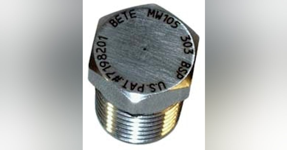 Spray Nozzles BETE Fog Nozzle, Inc. Pharmaceutical Manufacturing