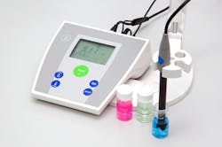 Figure 4: A typical analog pH sensor calibration system. Figure 4: A typical analog pH sensor calibration system.