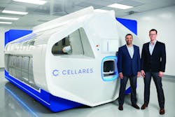 Cellares co-founders, Omar Kurdi and Fabian Gerlinghaus, aim to revolutionize cell therapy manufacturing with the company&rsquo;s Cell Shuttle technology.