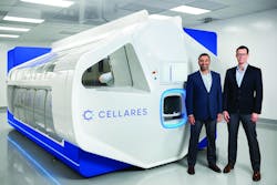 Cellares co-founders, Omar Kurdi and Fabian Gerlinghaus, aim to revolutionize cell therapy manufacturing with the company’s Cell Shuttle technology. Cellares co-founders, Omar Kurdi and Fabian Gerlinghaus, aim to revolutionize cell therapy manufacturing with the company’s Cell Shuttle technology.