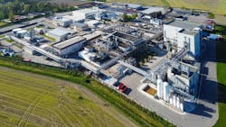 Aerial view of Axplora Gropello Cairoli, Italy site Aerial view of Axplora Gropello Cairoli, Italy site