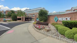 Rahway, New Jersey Merck headquarters gate entrance Rahway, New Jersey Merck headquarters gate entrance