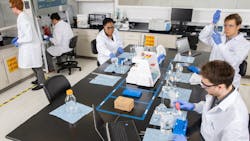 Alcami lab expansion, lab services team hard at work Alcami lab expansion, lab services team hard at work