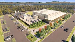 Aerial view of Serán manufacturing facility Aerial view of Serán manufacturing facility