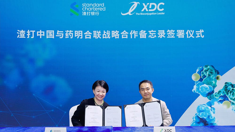Standard Chartered WuXi XDC MOU signing event