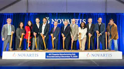 Novartis ground breaking ceremony on Dec. 11 for North Carolina flagship manufacturing hub