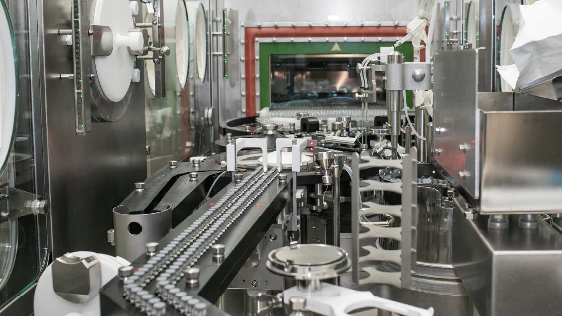 Alcami sterile fill-finish line at its Research Triangle Park, NC campus