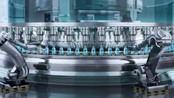 Automated pharmaceutical production line Automated pharmaceutical production line