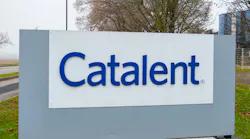 Catalent logo signage