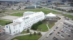Aerial view of Bora's Mississauga, Ontario plant