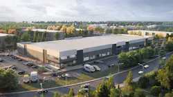 Aerial view of Just-Evotec manufacturing facility in Washington Aerial view of Just-Evotec manufacturing facility in Washington