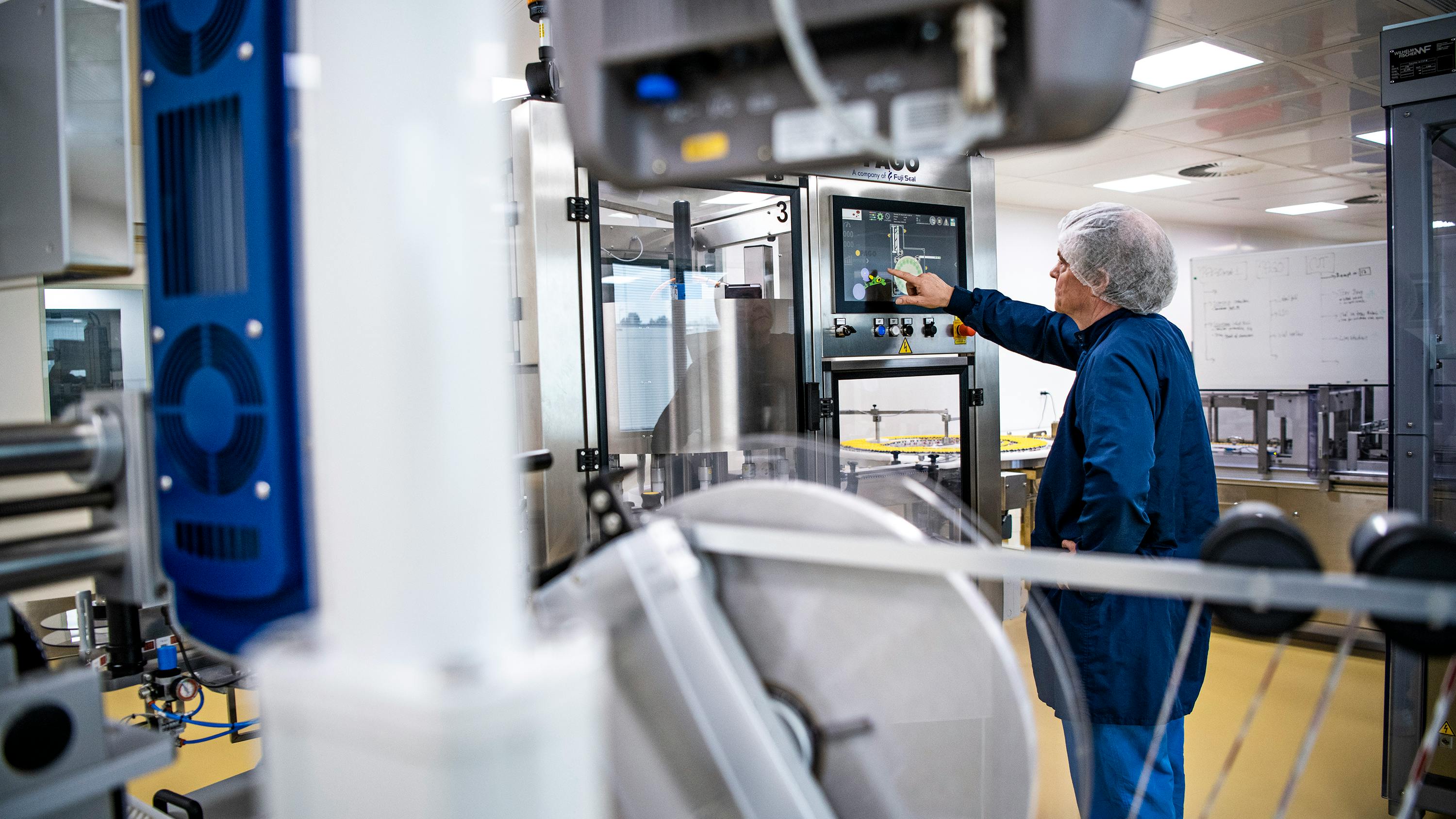 Bavarian Noridic operator at controls for vaccine manufacturing