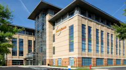 Exterior view of MacroGenics building in Rockville, Maryland