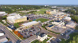 Aerial view of Lotte Biologics Syracuse Bio Campus