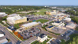 Aerial view of Lotte Biologics Syracuse Bio Campus Aerial view of Lotte Biologics Syracuse Bio Campus