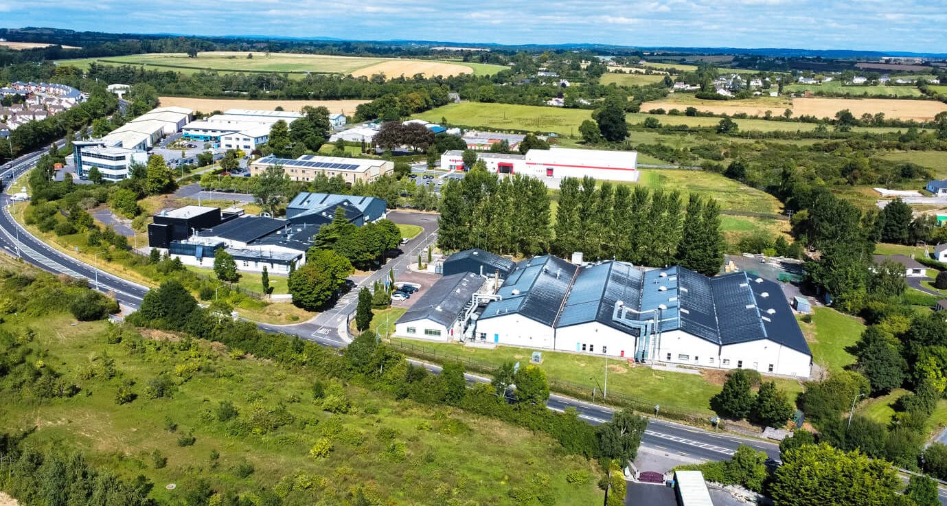 Aerial view of Gaelic Laboratories facility campus in Ireland