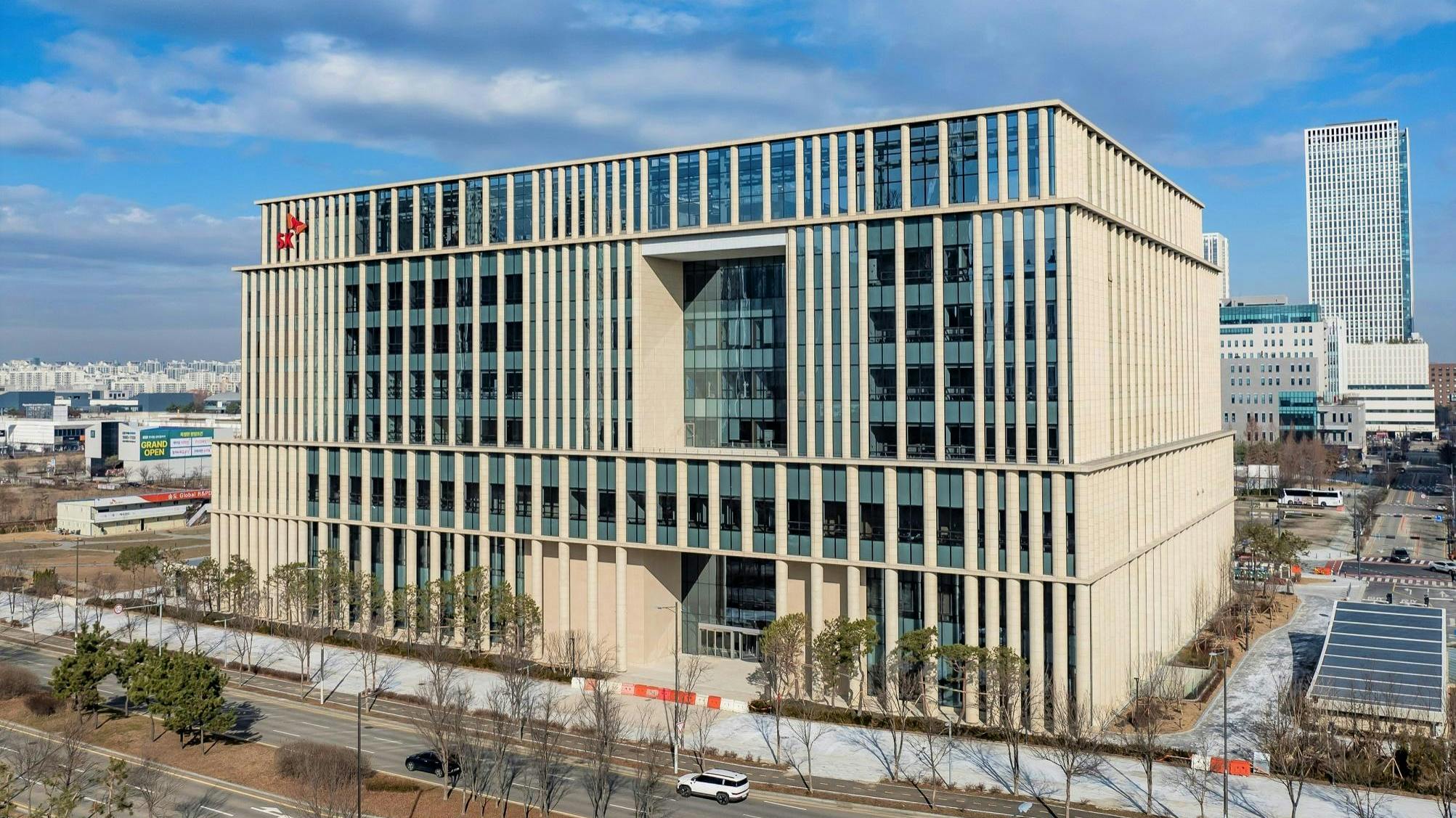 Exterior view of SK bioscience building