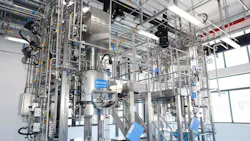 Equipment in new peptide pilot-scale GMP plant at PharmaBlock Zhejiang manufacturing site. Equipment in new peptide pilot-scale GMP plant at PharmaBlock Zhejiang manufacturing site.