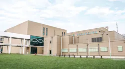 Exterior view of Chime Biologics, KUBio modular biopharmaceutical factory