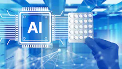Drug development uses artificial intelligence to analyze pharmaceutical formulations as a researcher evaluates medication blister packs for advanced precision. Drug development uses artificial intelligence to analyze pharmaceutical formulations as a researcher evaluates medication blister packs for advanced precision.