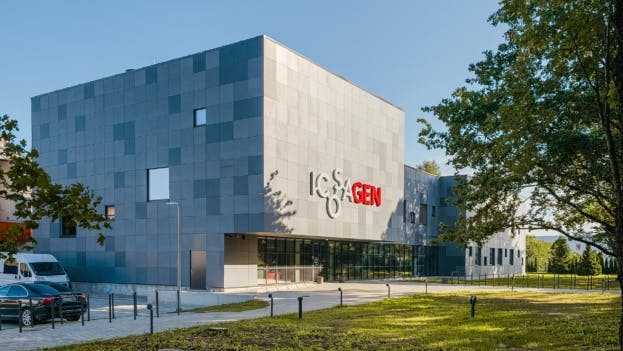 Exterior view of Icosagen facility