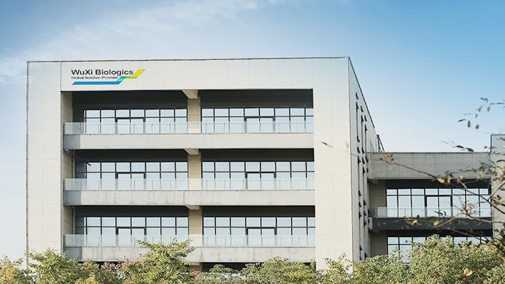 Exterior view of WuXi Biologics building
