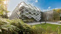 Exterior view of UniD Manufacturing's building in Seraing, Belgium