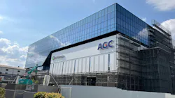 Exterior building with AGC Biologics logo displayed