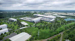 Aerial view of Palmetto Research Park in Rock Hill, South Carolina