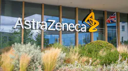 AstraZeneca logo on building