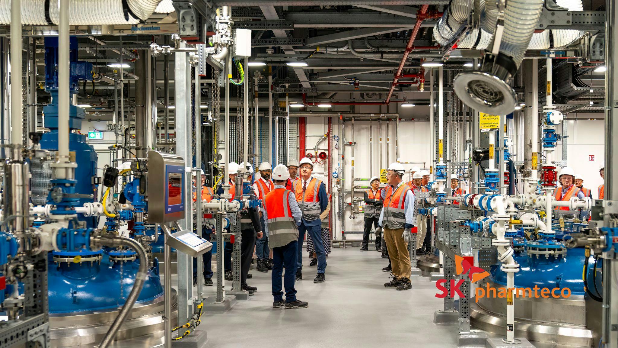 Officials at SK pharmteco's new facility expansions at Swords, Ireland campus