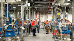 Officials at SK pharmteco's new facility expansions at Swords, Ireland campus