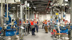 Officials at SK pharmteco's new facility expansions at Swords, Ireland campus
