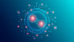 medical and scientific icons representing cell and gene therapy