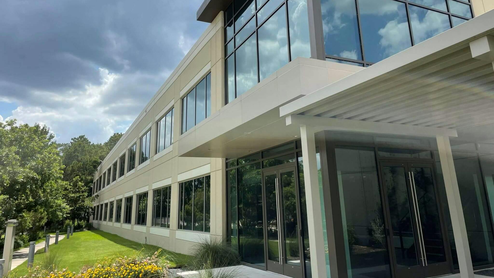Cellipont exterior building of headquarters in Texas