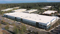 Aerial view of Just – Evotec Biologics' JPOD facility in Redmond, Washington
