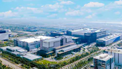 Aerial view of Samsung Biologics campus