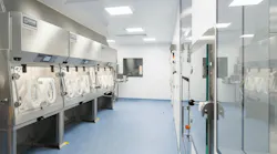 Inside of Upperton's new sterile manufacturing facility in the UK
