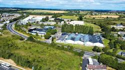 Aerial view of Gaelic Laboratories facility campus in Ireland