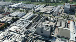 Aerial view of Lundbeck's Padova, Italy site