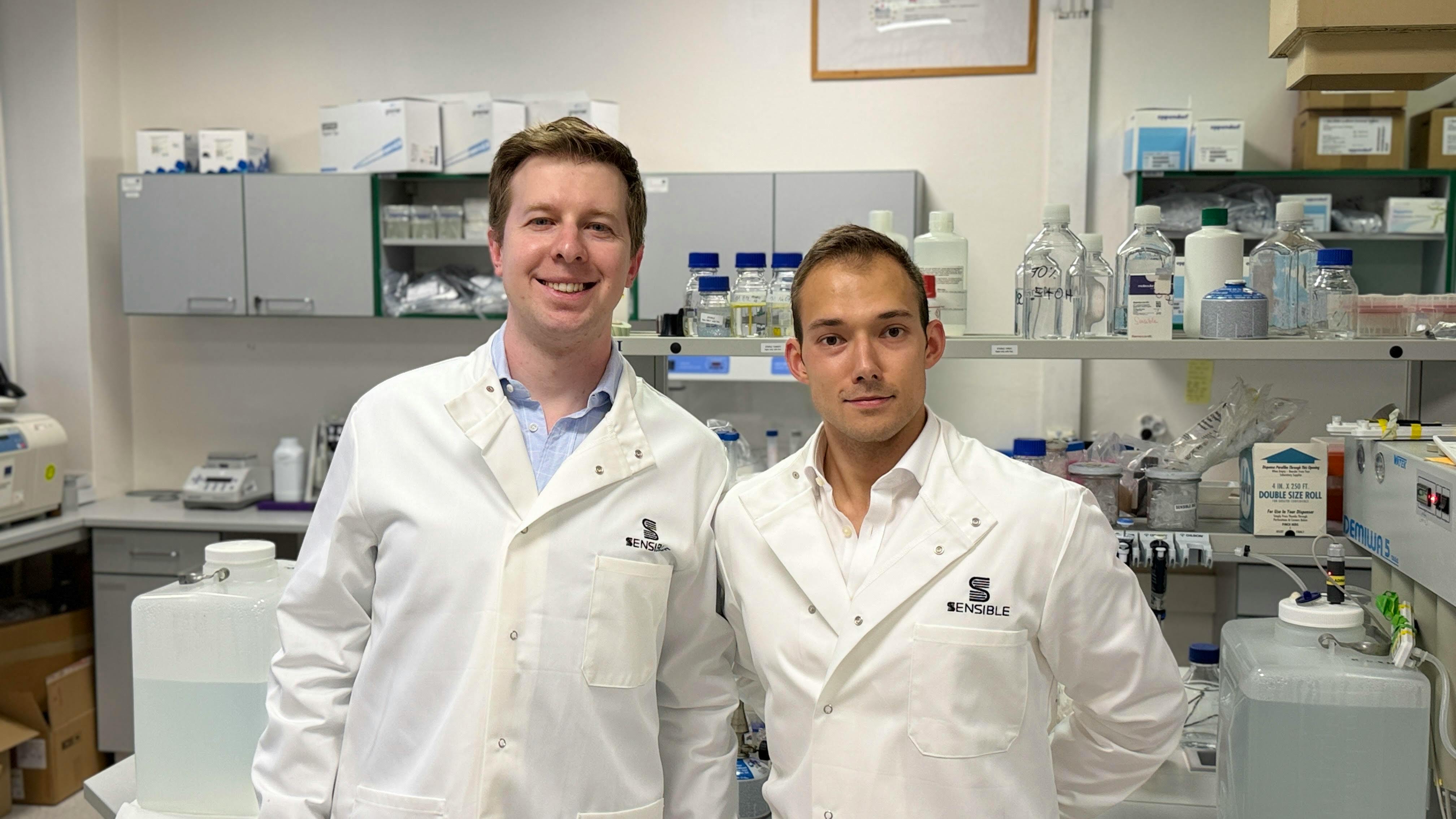 Marian Kupculak, Co-Founder and Chief Scientific Officer of Sensible Biotechnologies (left), and Miroslav &ldquo;Miro&rdquo; Gasparek, Co-Founder and Chief Executive Officer (right). Photo credit: Sensible.
