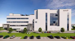 Rendering of the new insulin manufacturing facility at Sanofi BioCampus Frankfurt.