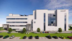 Rendering of the new insulin manufacturing facility at Sanofi BioCampus Frankfurt.