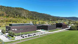 Aerial view of WuXi AppTec’s Couvet site in the Canton of Neuchâtel, Switzerland.