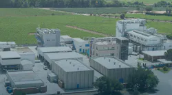 Aerial view of Esteve plant in Shaoxing, China