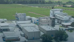 Aerial view of Esteve plant in Shaoxing, China