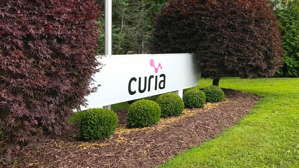 Curia campus sign in Renesselaer, New York